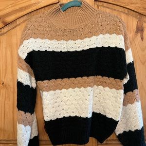 Color block sweater